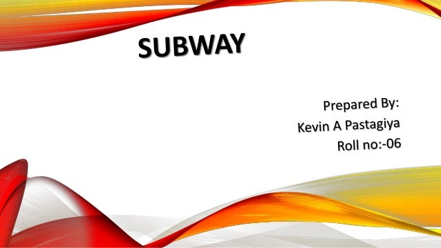 Subway for Market restaurant penetration explanation